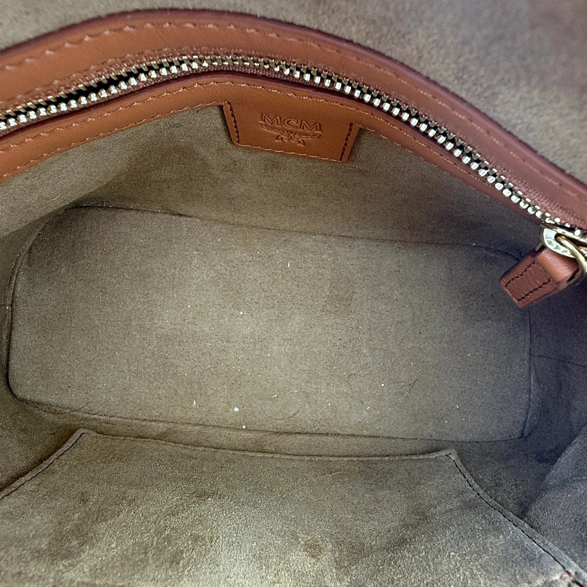 MCM Tracy Tote Bag Small Braun / neuwertig MCM