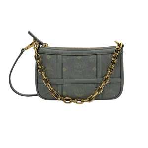 MCM Aren Mini Crossbodytas lichtgrijs