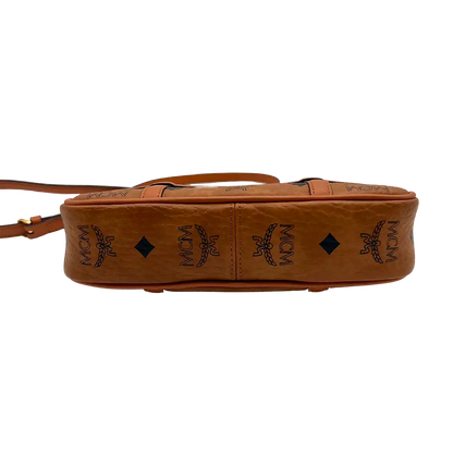 MCM Aren Mini Crossbody Tasche Visetos Cognac / neuwertig MCM