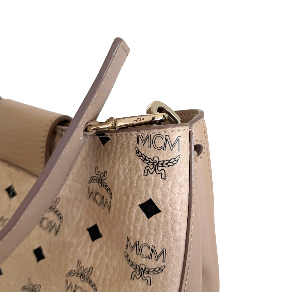 MCM Visetos Hobo Bag Beige / neuwertig Valentino