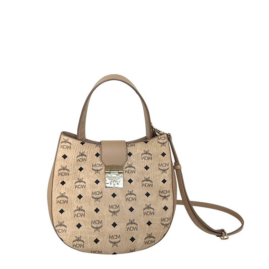 MCM Visetos Hobo Bag Beige / neuwertig Valentino