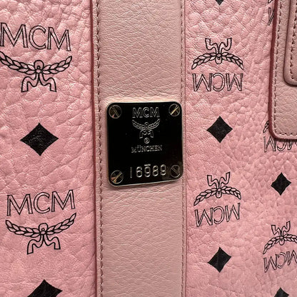 MCM Reversible Liz Shopper Medium in Visetos soft pink / wie neu MCM