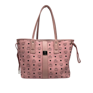 MCM Reversible Liz Shopper Medium in Visetos zachtroze