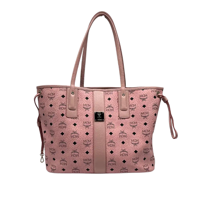 MCM Reversible Liz Shopper Medium in Visetos soft pink / wie neu MCM