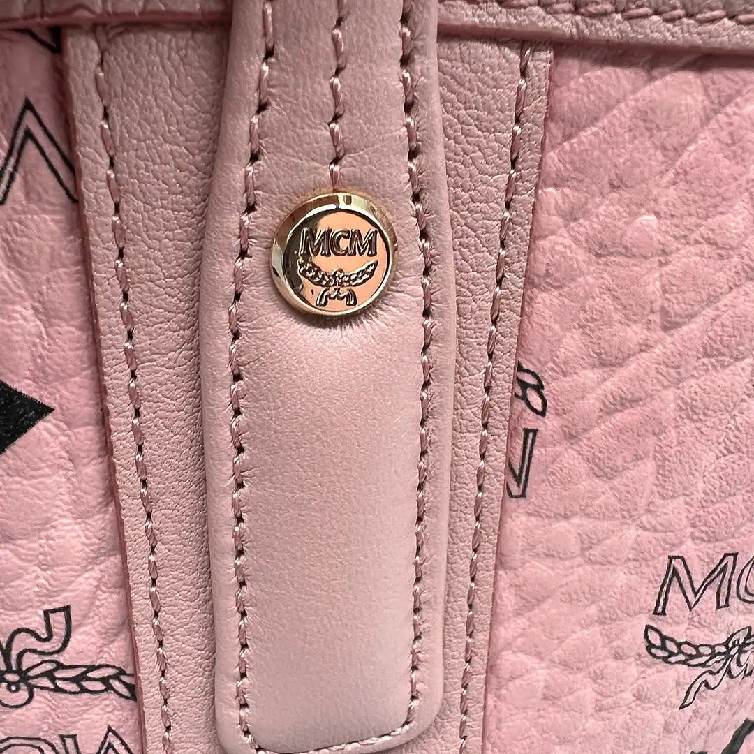 MCM Reversible Liz Shopper Medium in Visetos soft pink / wie neu MCM