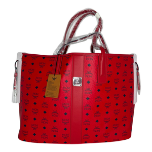 MCM Liz Wendeshopper Groot rood met etui