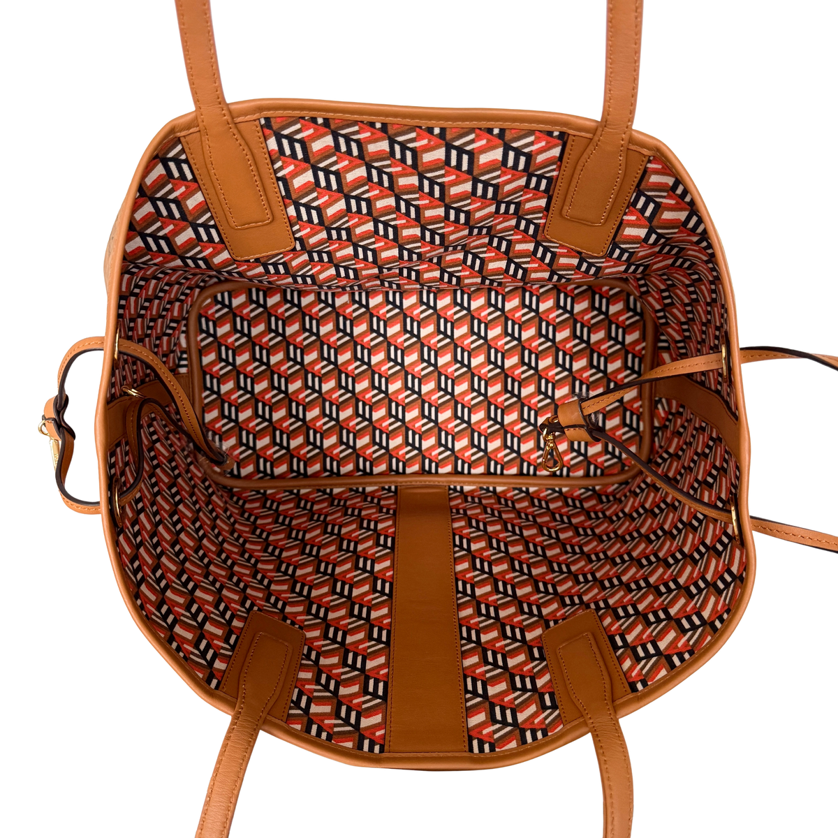 MCM Liz Wendeshopper in Visetos Medium Cognac / neuwertig MCM
