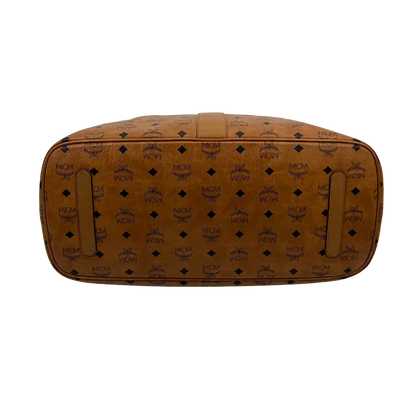 MCM Liz Visetos Shopper Large Cognac / sehr gut MCM