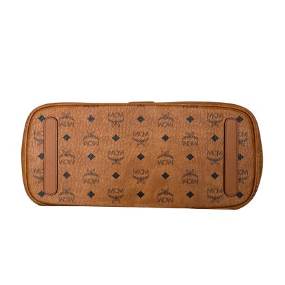 MCM Liz Wendeshopper in Visetos Medium Cognac / neuwertig MCM