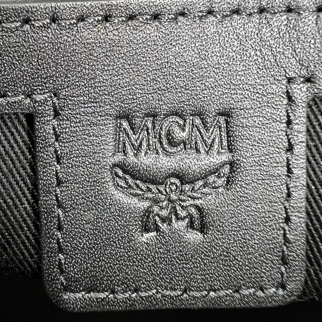 MCM Ottomar Weekender Visetos Canvas schwarz 45.5 / sehr gut MCM