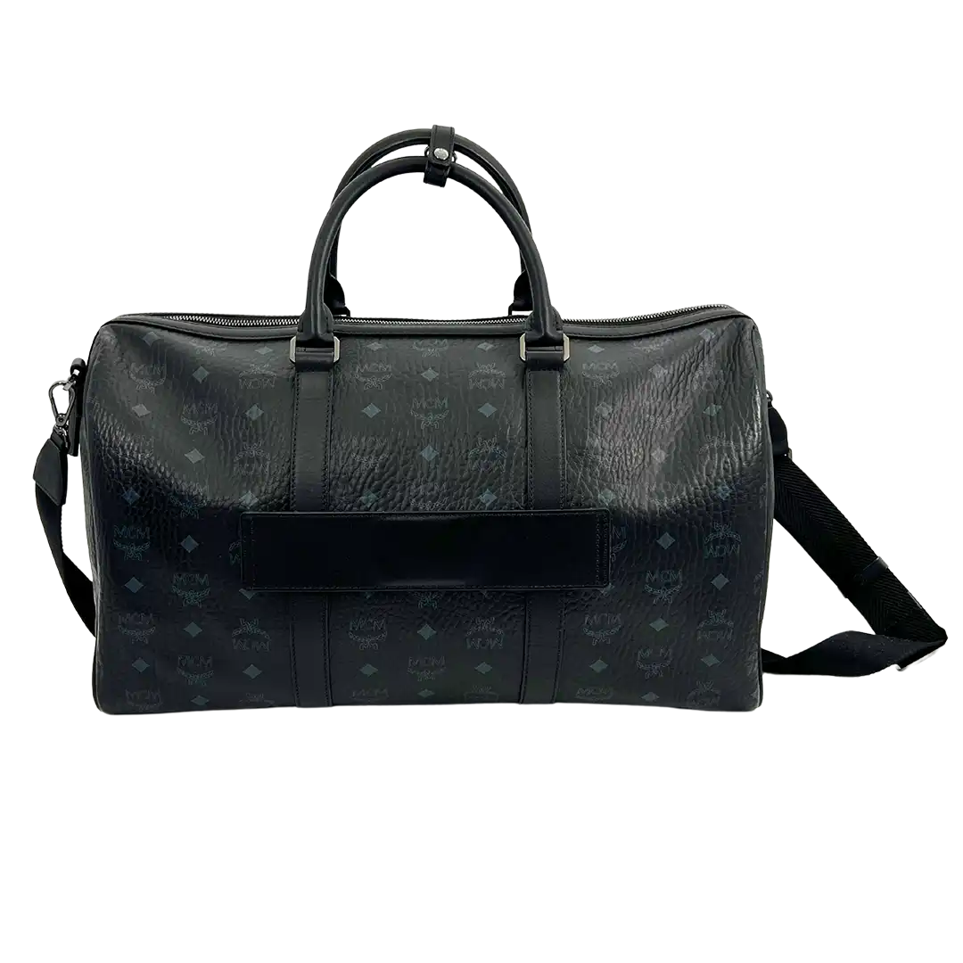 MCM Ottomar Weekender Visetos Canvas schwarz 45.5 / sehr gut MCM