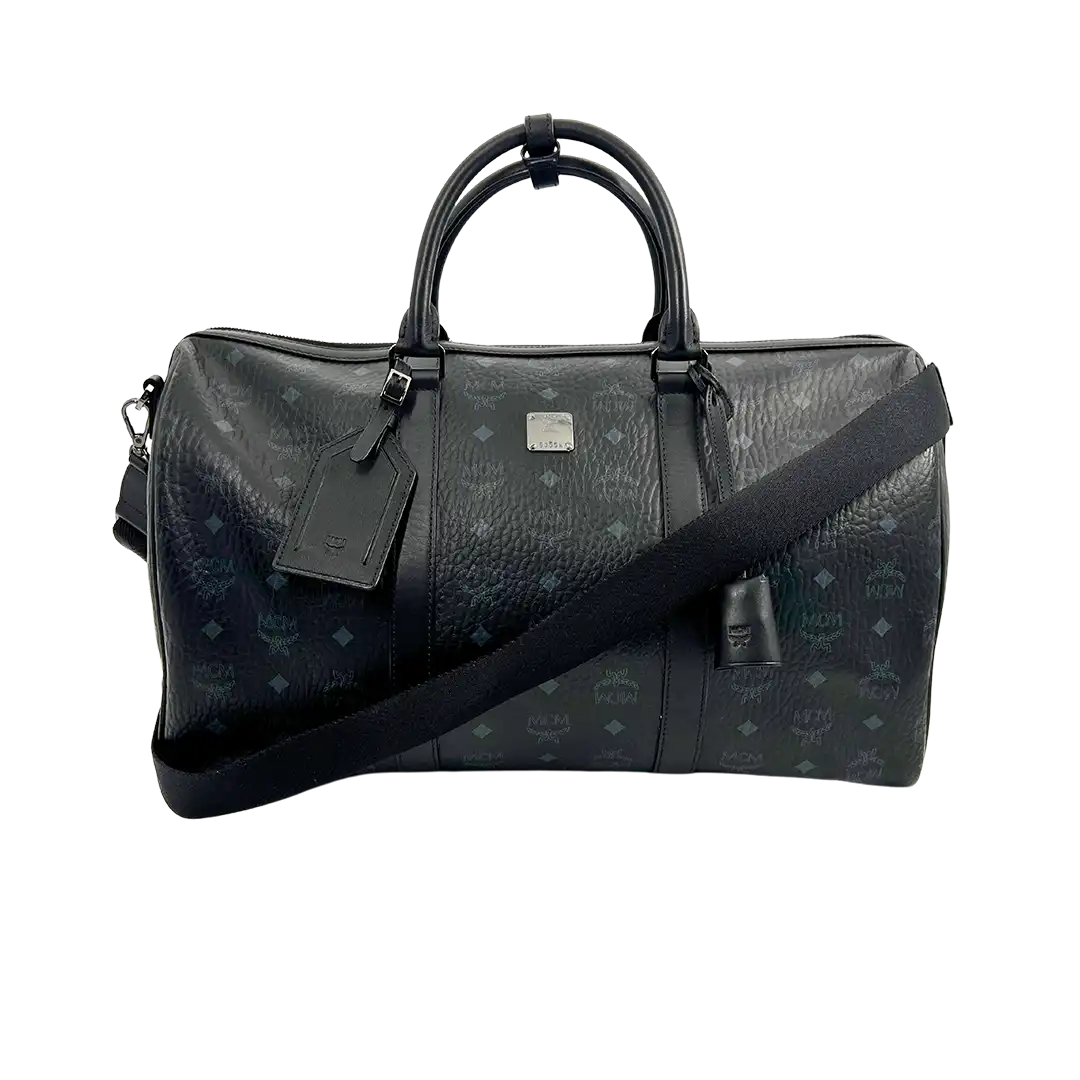 MCM Ottomar Weekender Visetos Canvas schwarz 45.5 / sehr gut MCM
