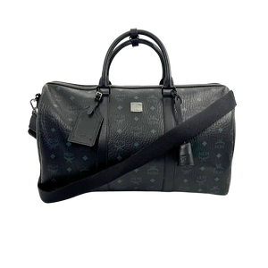 MCM Ottomar Weekender Visetos Canvas zwart 45.5