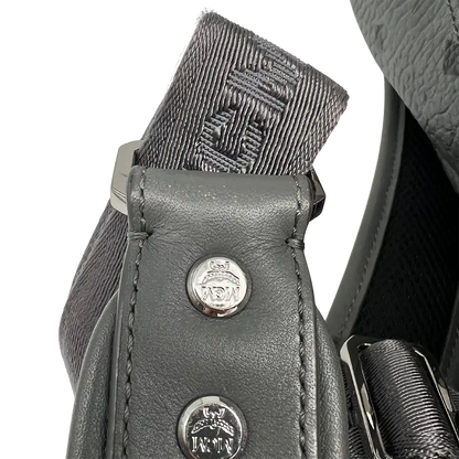 MCM Stark Rucksack Visetos Side Studs Small Phantom Grey / sehr gut MCM