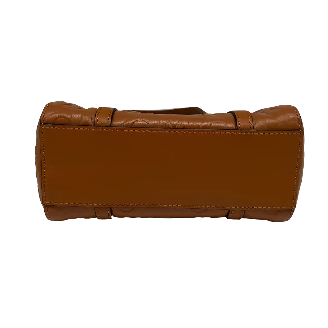 MCM Toni Monogram Shopper Mini cognac / sehr gut MCM