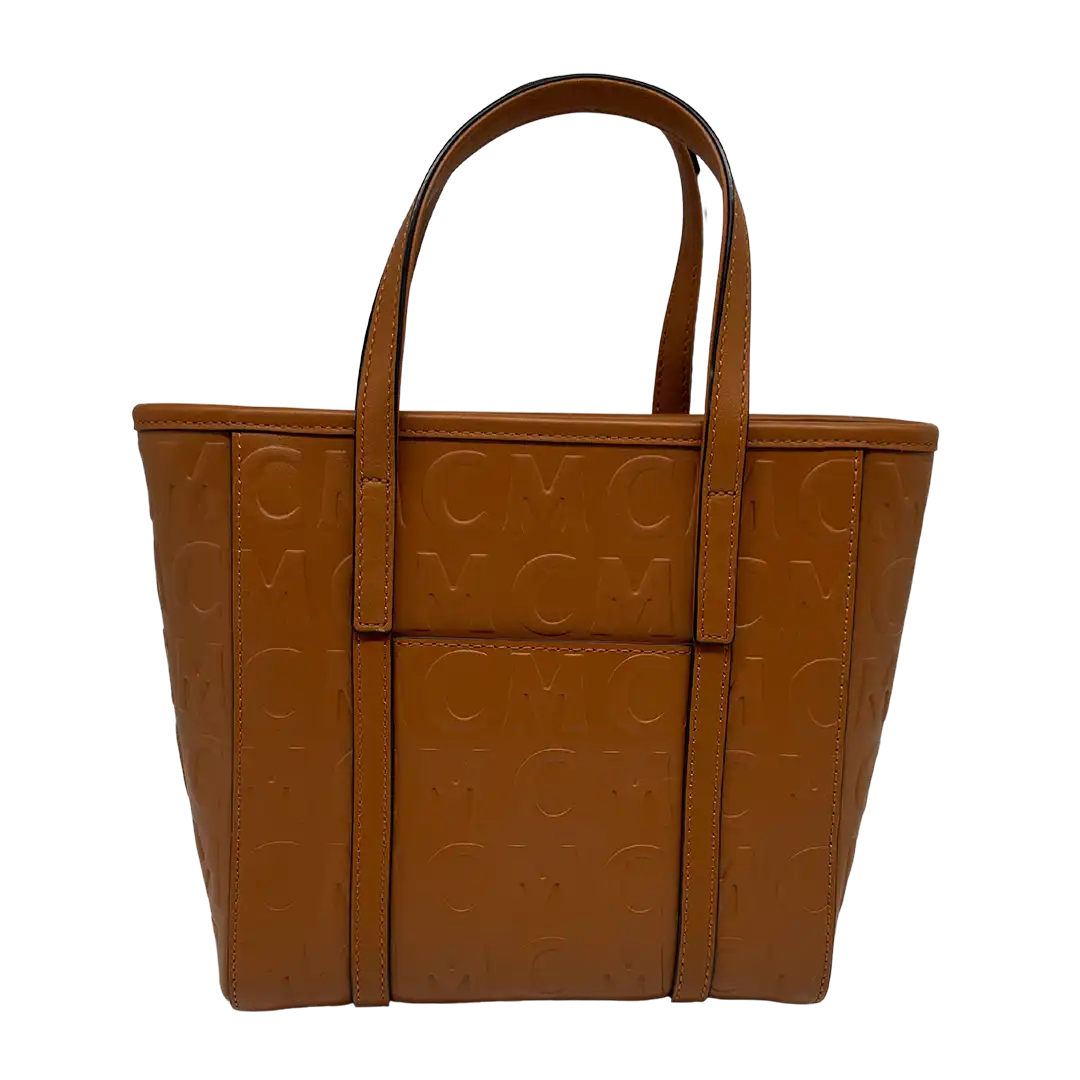 MCM Toni Monogram Shopper Mini cognac / sehr gut MCM