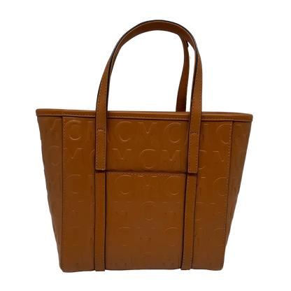 MCM Toni Monogram Shopper Mini cognac / sehr gut MCM