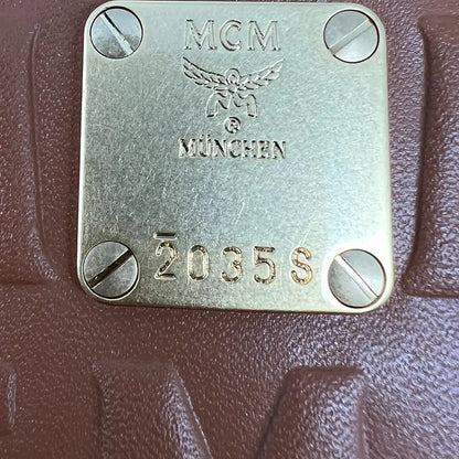 MCM Toni Monogram Shopper Mini cognac / sehr gut MCM