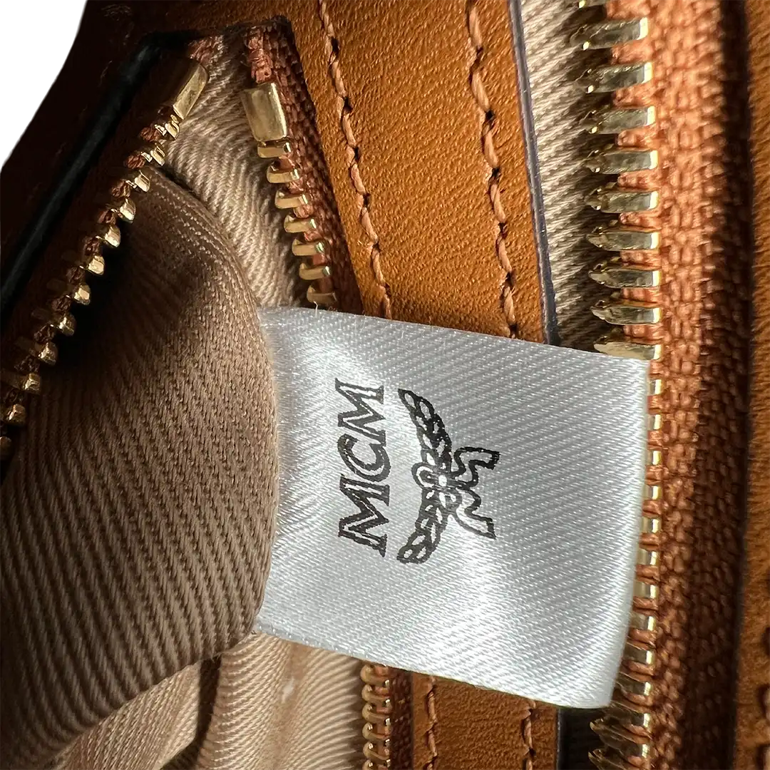 MCM Toni Monogram Shopper Mini cognac / sehr gut MCM