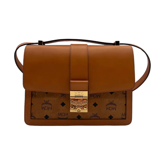 MCM Schultertasche Tracy Medium Visetos / neu MCM
