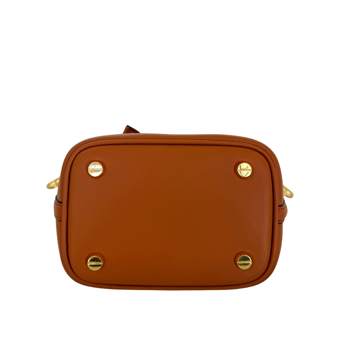 MCM Mini Dessau Kordelzugtasche in Visetos Cognac / neuwertig MCM