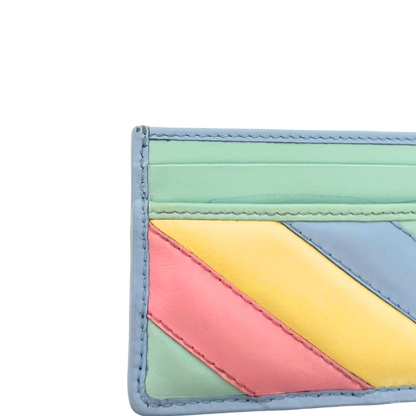 Gucci GG Marmont Kalbsleder Cardholder Multicolor / gut Gucci