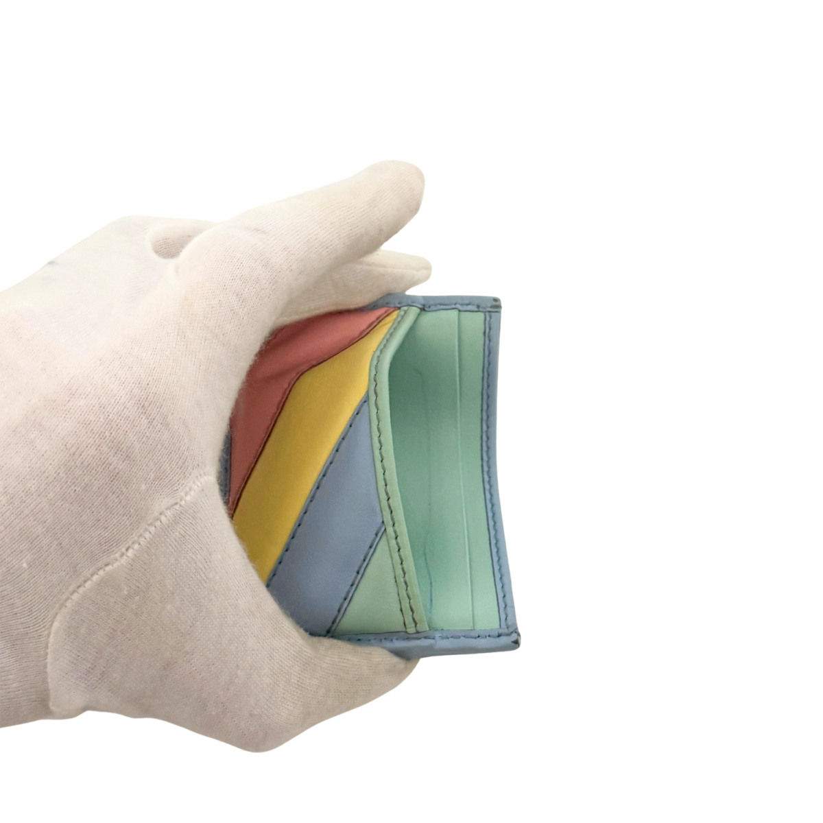 Gucci GG Marmont Kalbsleder Cardholder Multicolor / gut Gucci