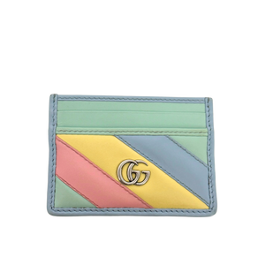 Gucci GG Marmont Kalfsleren Cardholder Meerkleurig