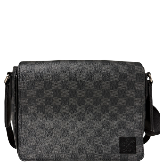 Louis Vuitton District PM Messenger Tasche Grau N42710, sehr gut