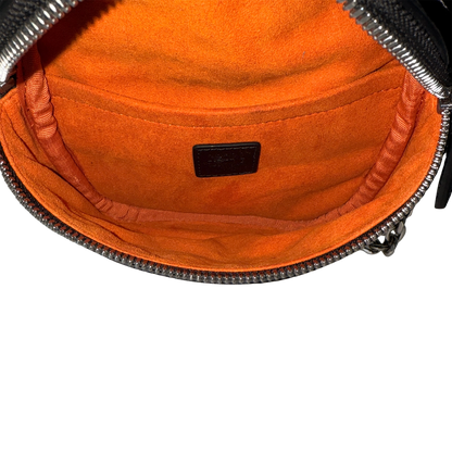 MCM Geo Croco Umhängetasche mit Pailetten Schwarz / neuwertig MCM