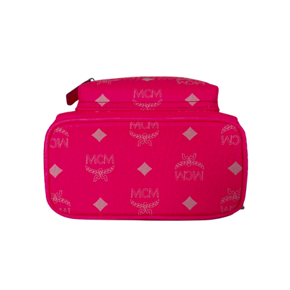 MCM Mini Stark Rucksack Neonpink / neuwertig MCM