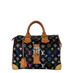 Louis Vuitton Speedy 30 Multicolor Tasche M92642 Schwarz