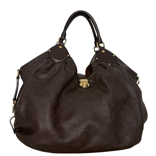 Louis Vuitton Mahina XL Dunkelbraun / sehr gut Louis Vuitton