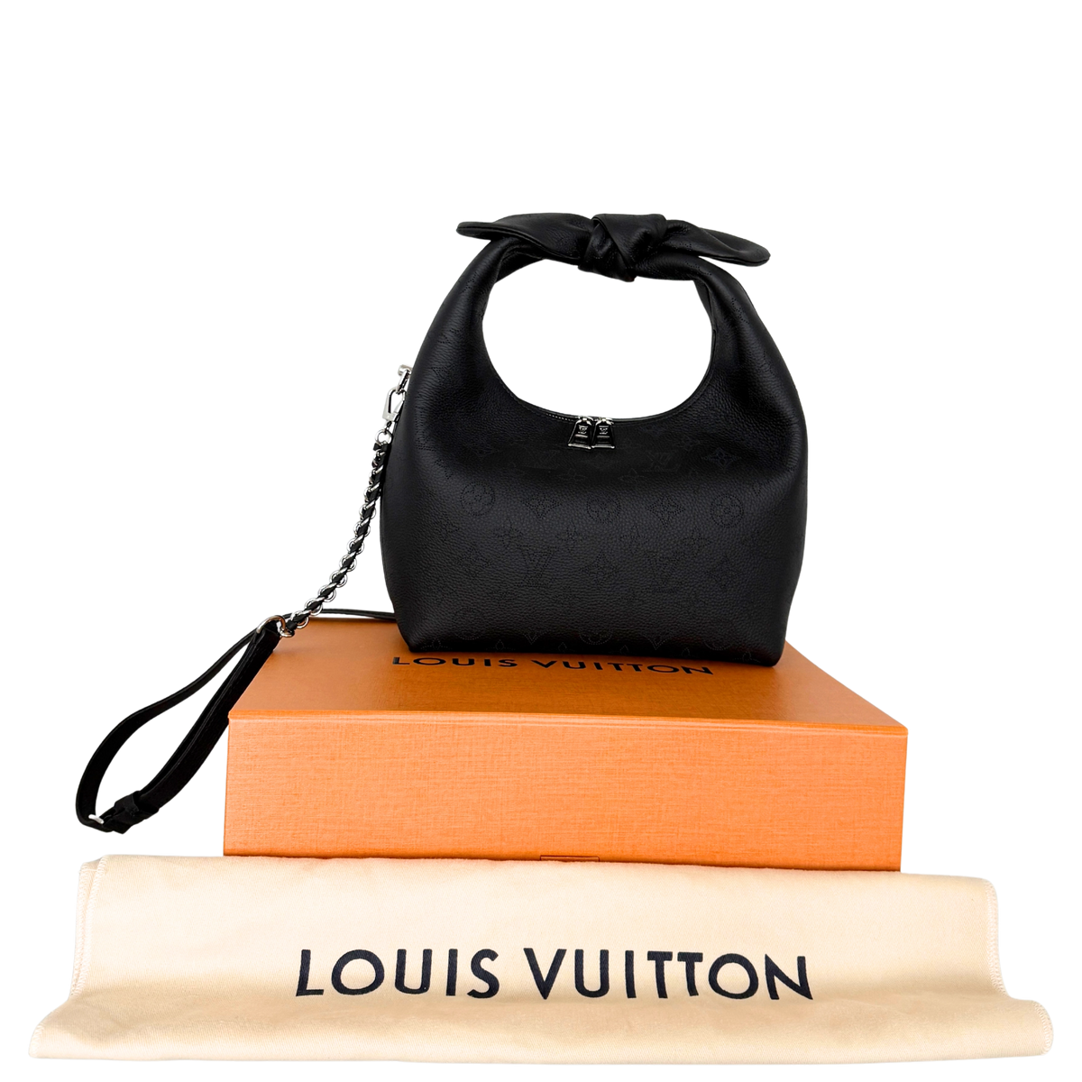 Louis Vuitton Why Knot PM Schwarz / neuwertig Louis Vuitton