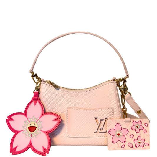 Louis Vuitton x Takashi Murakami Marellini Epi Leather Pink Full Set / very good