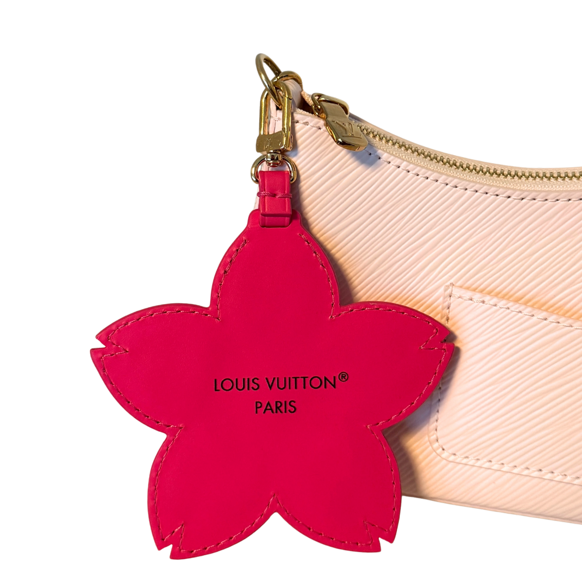 Louis Vuitton x Takashi Murakami Marellini Epi Leer Roze