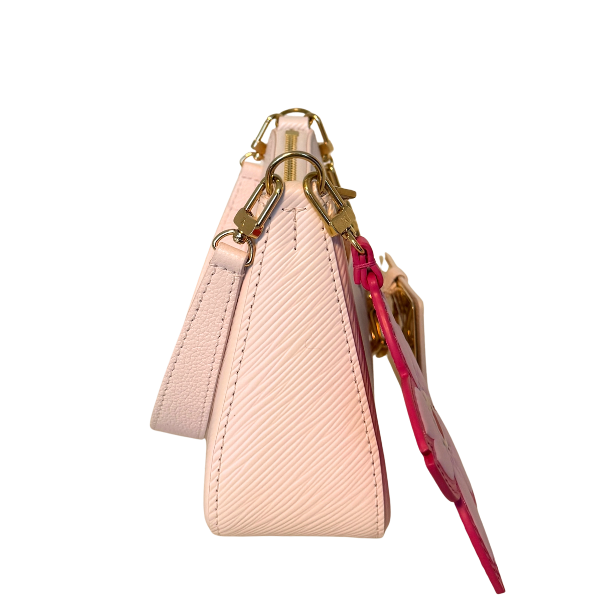 Louis Vuitton x Takashi Murakami Marellini Epi Leer Roze