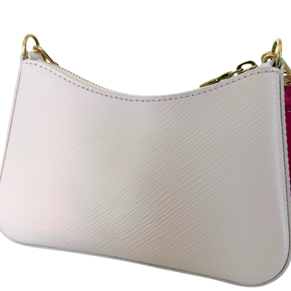 Louis Vuitton x Takashi Murakami Marellini Epi Leer Roze