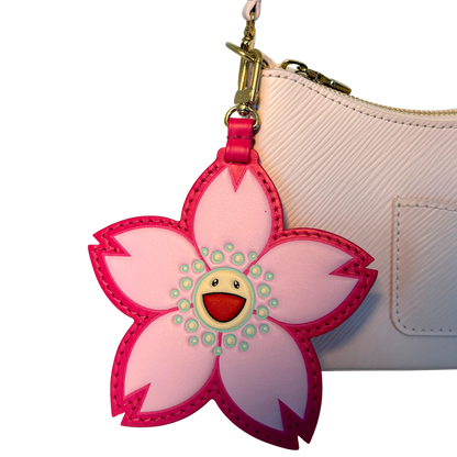 Louis Vuitton x Takashi Murakami Marellini Epi Leer Roze
