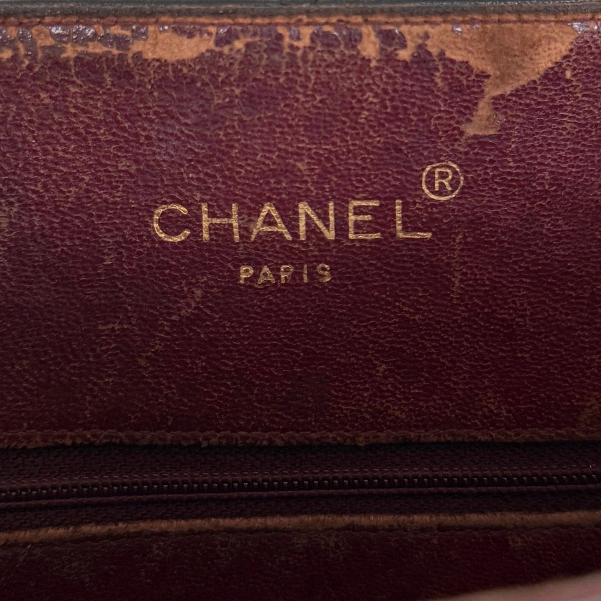 Chanel Matelassé Tote Bag mit Kettenriemen Schwarz / gut Chanel