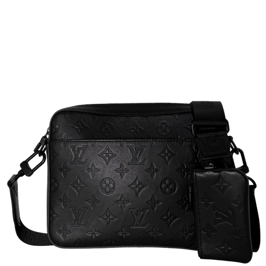 Louis Vuitton Duo Messenger Bag Schwarz Fullset M69827 / neuwertig Louis Vuitton