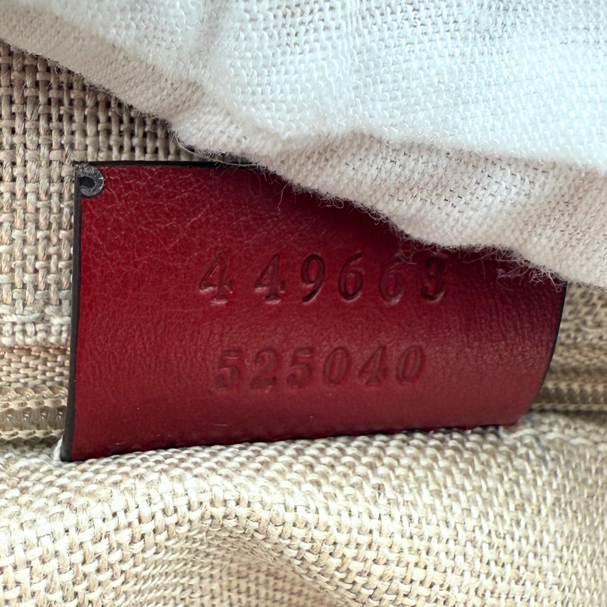 Gucci Mittelgroße Microguccissima Dome Handtasche Rot / sehr gut Gucci