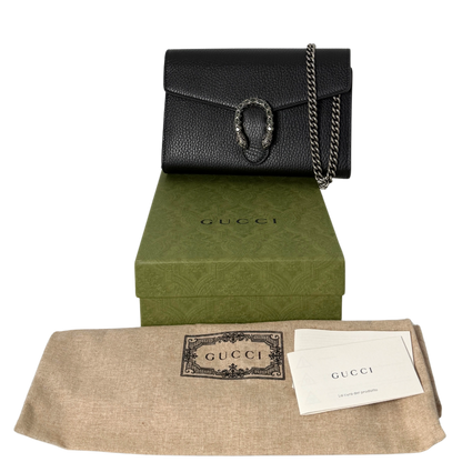 Gucci Dionysus Mini-Tasche Schwarz / neuwertig Gucci