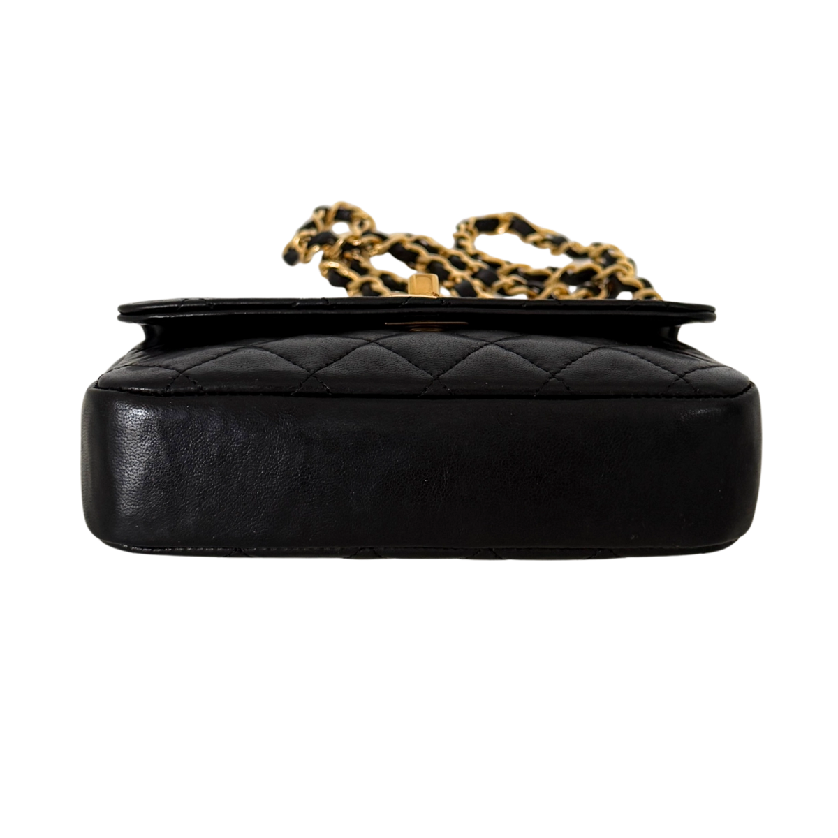 Chanel Mini Single Flap Bag Schwarz / gut Chanel