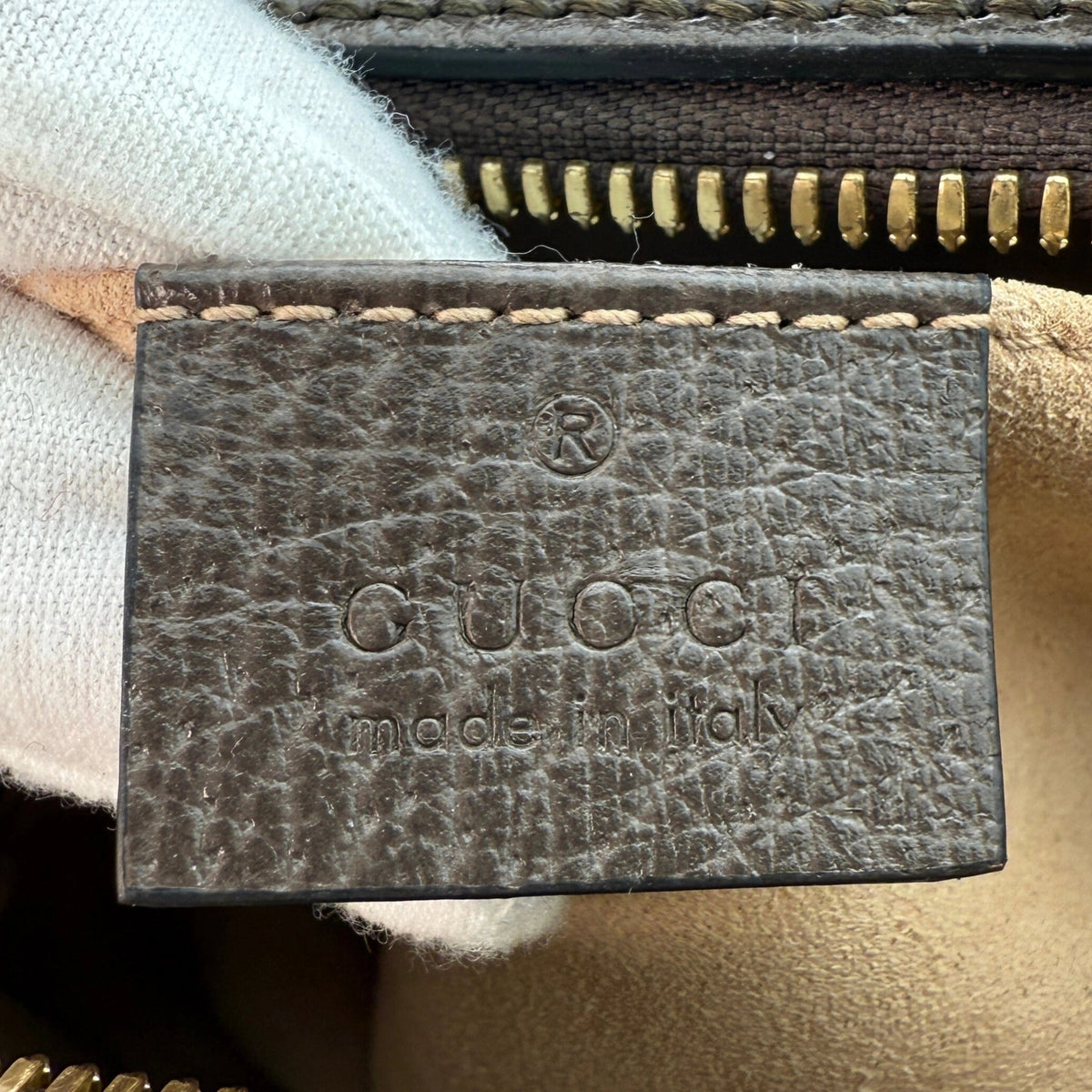 Gucci Ophidia GG Mini Schultertasche Braun / sehr gut Gucci