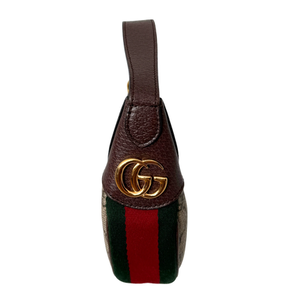 Gucci Kleine Ophidia Schultertasche Braun Fullset / neuwertig Gucci