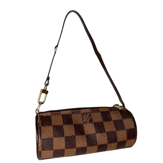 Louis Vuitton Mini Papillon Damier Ebene Braun / gut Louis Vuitton