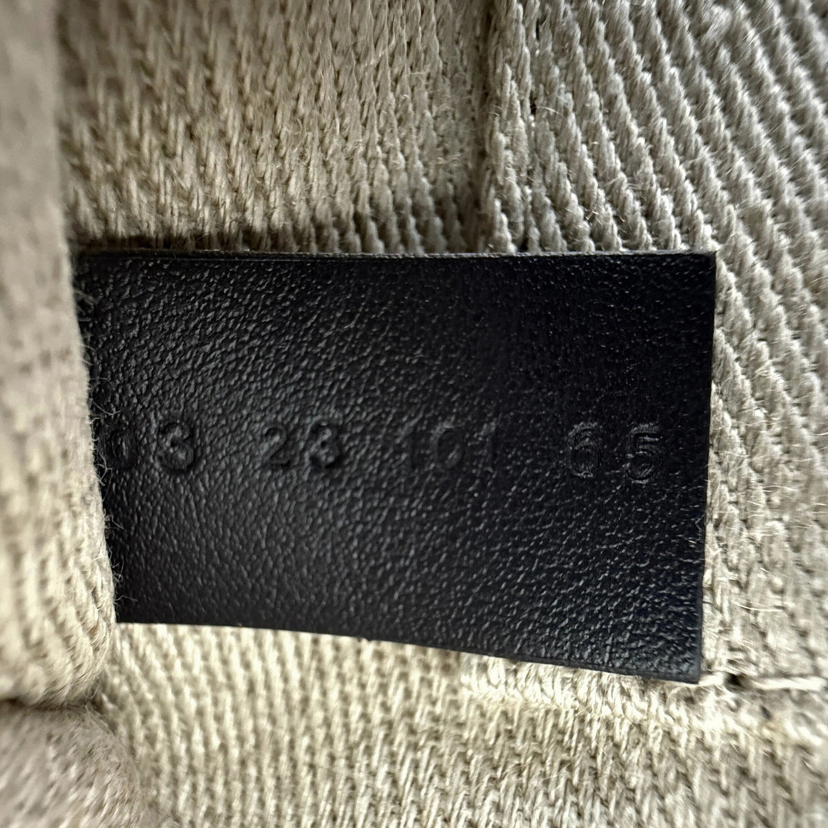 Chloé Woody Mini-Tote Bag aus Leinen Beige / neuwertig Chloé