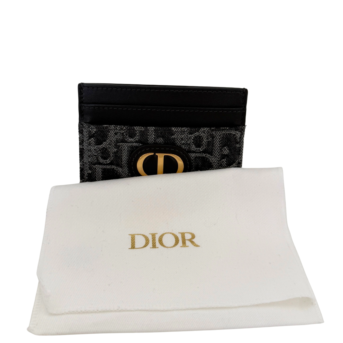 Dior 30 Montaigne Freesia Kartenetui Dunkelblau / neuwertig Dior