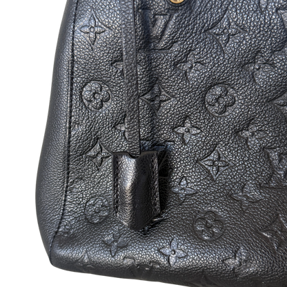 Louis Vuitton Montaigne BB Monogram Empreinte Schwarz / sehr gut Louis Vuitton